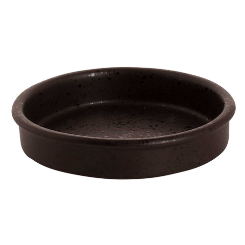 (24 pcs) MOON - Tapas Oven Dish - Ø140mm - Black