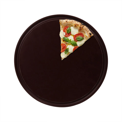 (12 kpl) pizzalautanen - polyeteeni - Ø 300 mm - ruskea