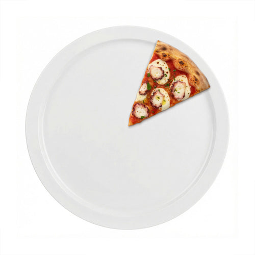 (24 kpl) Pizzalautanen - polykarbonaatti - Ø 320 mm - valkoinen