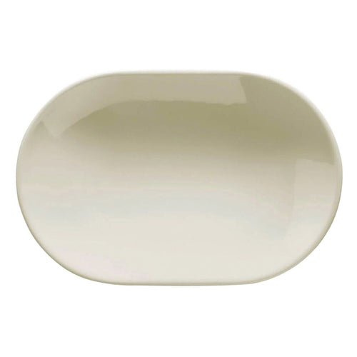 (24 kpl) TEOS - tarjoilulautanen/astia - ovaali - posliini - Ø 360 mm - kerma