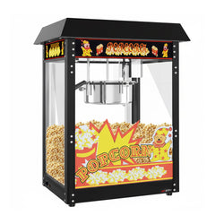 Popcornkone - 1,50 kW - 5 kg/h - varustettu: 1 kattila - musta