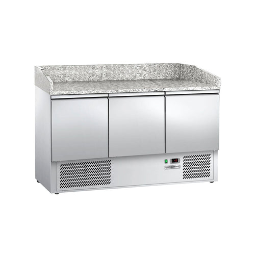 Pizzakylmäpöytä ECO - 1400x700 mm - 3 ovea - 368 l