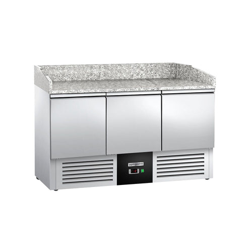Pizzakylmäpöytä PREMIUM - 1400x700 mm - 3 ovea