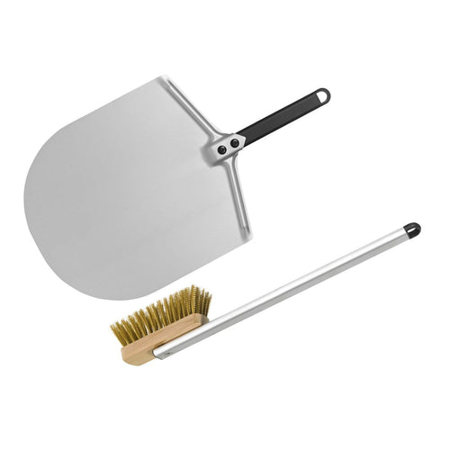 (2 kpl) SETTI Pizzalapio - alumiini - 305x355 mm - sopii pizzauuniin & Pizzauunin harja