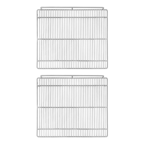 (2 kpl) Ritilä - 486x412 mm - plastifioitu, ruostumaton teräs - 10 mm - yhteensopiva KSBL400, TKSBL400