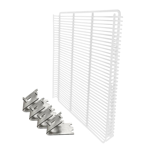 Wire Shelf for Bottle Cooler - 486x420x20mm - White - incl. 4 Shelf Clips - compatible with GKS908N & GKS908NK