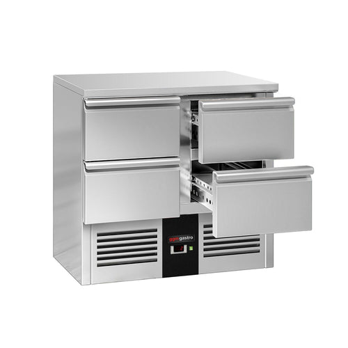 Kylmäpöytä PREMIUM - 900x700 mm - 240 l - 4 laatikkoa