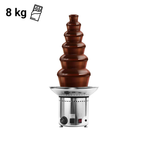 Suklaalähde - 300 W - 6 kerrosta - Täyttömäärä: 8 kg - Korkeus: 840 mm