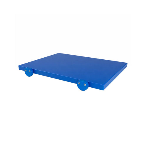 Leikkuulauta - 250x400 mm - Paksuus: 20 mm - HACCP-yhteensopiva - Polyeteeni (PE500) - Sininen - Liukuestojaloilla - Ammattikäyttöön