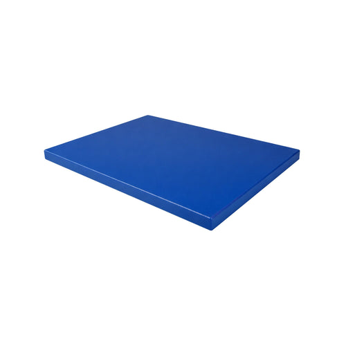Leikkuulauta - 250x400 mm - Paksuus: 20 mm - HACCP-yhteensopiva - Polyeteeni - Sininen - Liukuestopinnalla