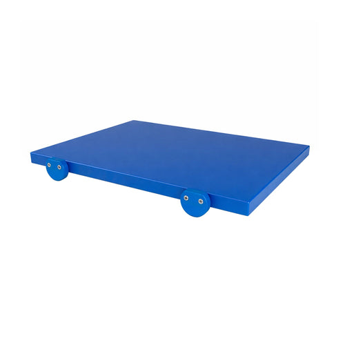 Leikkuulauta - 300x500 mm - Paksuus: 20 mm - HACCP-yhteensopiva - Polyeteeni - Sininen - Liukuestojaloilla