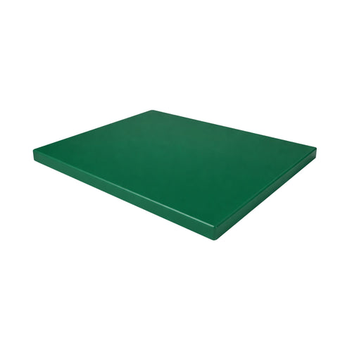Leikkuulauta - 300x500 mm - Paksuus: 20 mm - HACCP-yhteensopiva - Polyeteeni - Vihreä - Liukuestepinnalla