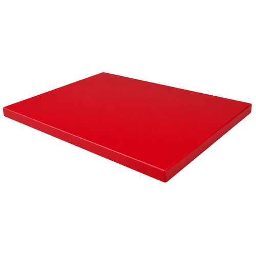 Leikkuulauta - EN 600x400 - Paksuus: 20 mm - HACCP-yhteensopiva - Polyeteeni (PE500) - Punainen - Liukuestepinnalla