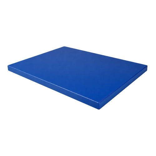 Leikkuulauta - 325x530 mm - Paksuus: 20 mm - HACCP-yhteensopiva - Polyeteeni - Sininen - Liukuestopinnalla
