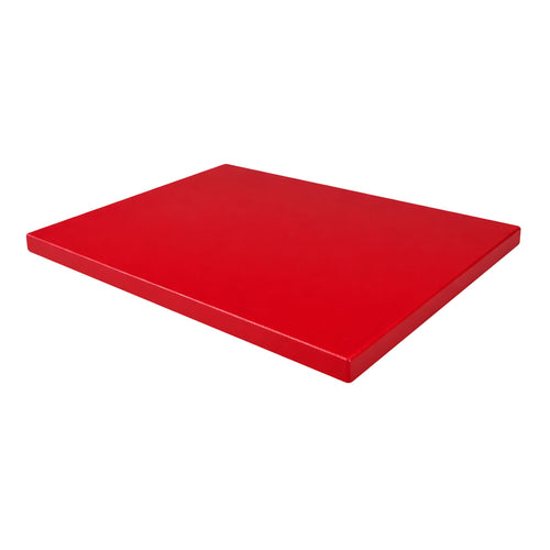 Leikkuulauta - 325x530 mm - Paksuus: 20 mm - HACCP-yhteensopiva - Polyeteeni - Punainen - Liukuestopinnalla