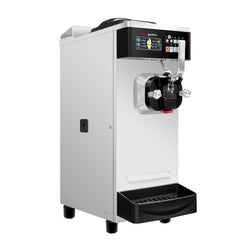 Commercial Soft Serve Ice Cream Machine - 20-26L/h - 1.6kW - for 1 flavour - Countertop - Pre-Cooling