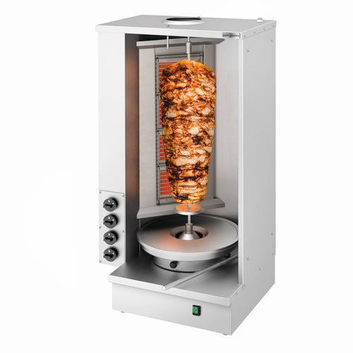 Kaasu Shawarma-grilli - 4 poltinta - max. 60 kg lihaa