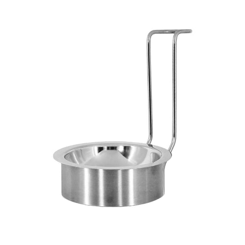 (3 kpl) Lusikan/lepuutusastia - pyöreä - ruostumaton teräs - Ø 11,5 cm; 17,5 cm