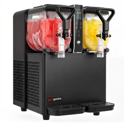 Slushkone - 2 x 3,0 l - 400 W - Digital - Musta/Hopea