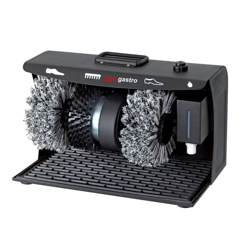 Electric Shoe Shine Machine – 120W - 2 Polishing Brushes - 1 Cleaning Brush - 100 ml Polish Dispenser