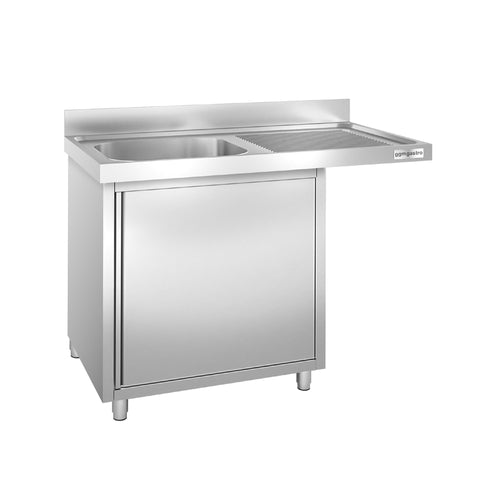 Allaskaappi astianpesukoneelle - 1200x700 mm - 1 allas, vasemmalla
