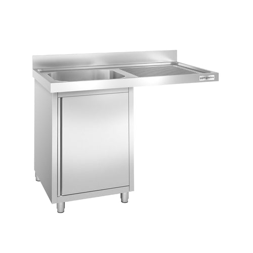 Allaskaappi astianpesukoneelle - 1200x600 mm - 1 allas, vasemmalla