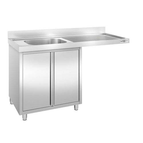 Allaskaappi astianpesukoneelle - 1400x600 mm - 1 allas, vasemmalla