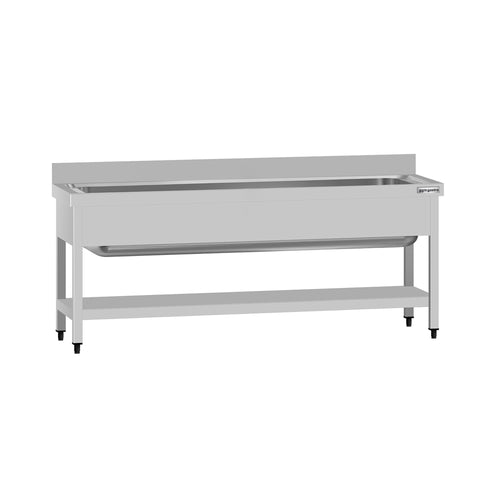 RST-tiskipöytä ECO - 1800x700 mm - alahyllyllä - 1 allas