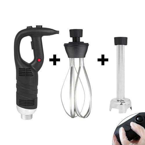 Commercial Stick Blender - with Detachable 250mm Shaft & Whisk Attachment - 450W - Variable Speed
