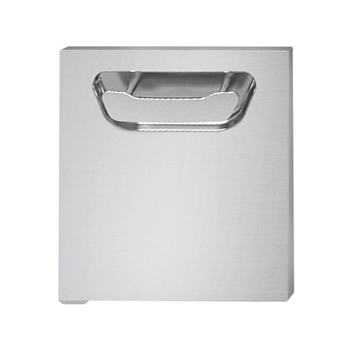 Alakaapin ovi 400 mm - vasenkätinen - 393x82x434 mm - ruostumaton teräs - yhteensopiva: Paolo 700 -sarja