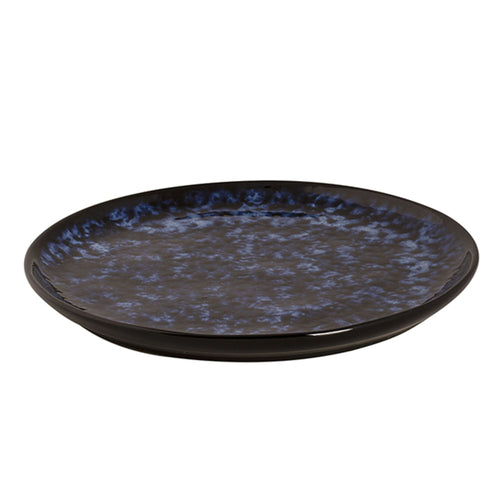 (4 kpl) BAMA BLUE - lautanen - litteä - kivitavara - Ø 210 mm - sininen