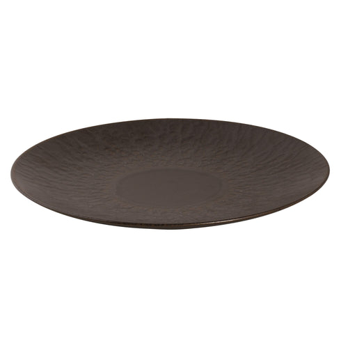 (6 kpl) Rust - lautanen - litteä - kivitavara - Ø 270 mm - ruskea