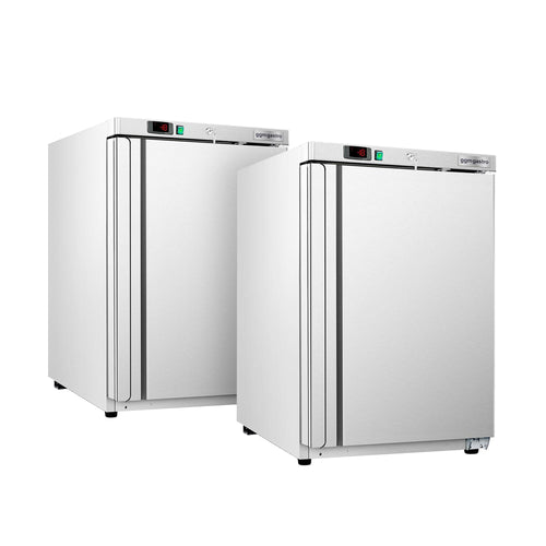 (2 kpl) Pakastin ruostumaton teräs ECO - 200 l - 1 ovi - oven sisäpinta muovia