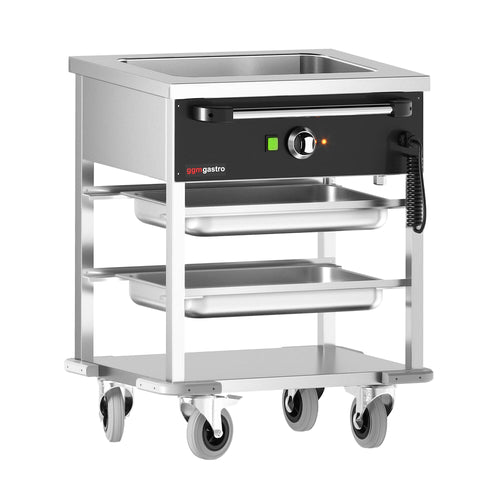 Vesihauteinen termovaunu - 1 kW - GN 1/1