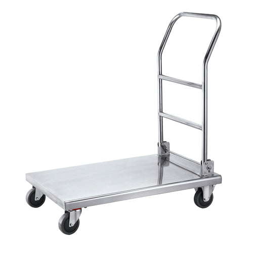 Commercial Folding Platform Trolley - 515x820mm - 1 Tier