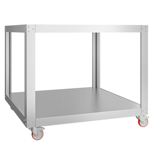 Pizzauunin alusta - 1480x1240x850 mm - ruostumaton teräs - yhteensopiva: GEP9#GEP9