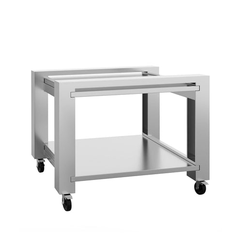 Alakaappi pizzauunille - 1112x783x835 mm - ruostumaton teräs; pyörillä; 1 hylly - yhteensopiva: POP434ED