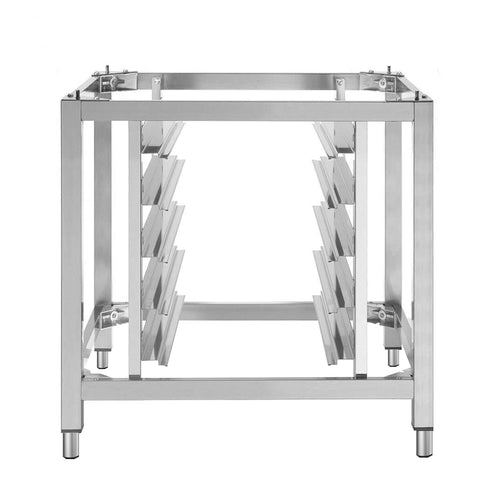 Kombiuunin alarunko - 786x736 mm; 740 mm; 6 x GN 1/1; kiskoväli 80 mm - ruostumaton teräs - yhteensopiva: KDV1255 & BHV1255 - sis. pellinkannattimet 6 x GN 1/1:lle