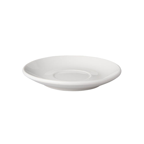 (6 pcs) BUDGETLINE - Mammoet - Cappuccino saucers - Ø140mm - White