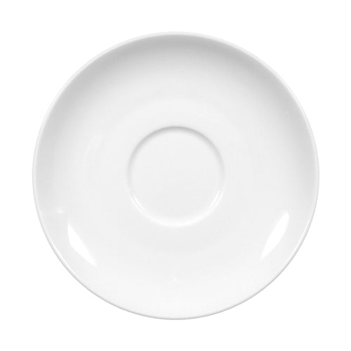 (6 pcs) SELTMANN WEIDEN | Porcelain Saucer Set – Meran Basic Series – White – Ø 159 mm
