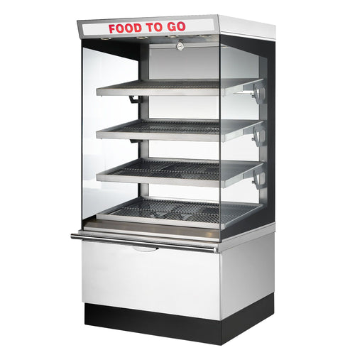 UBERT | Lämpövitriini - 1050x800mm - 4 lämmitettävää hyllytasoa