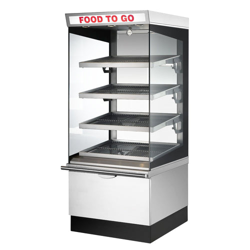 UBERT | Lämpövitriini - 730x800mm - 4 lämmitettävää hyllytasoa