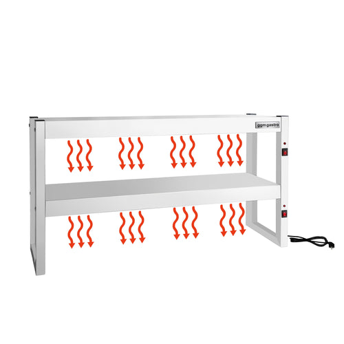 Infrapuna‑lämpösäteilijä - 1500x300 mm - 1,44 kW - 2 lämmitettyä tasoa