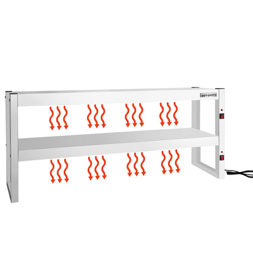 Infrapuna‑lämpösäteilijä - 1800x300 mm - 1,80 kW - 2 lämmitettyä tasoa