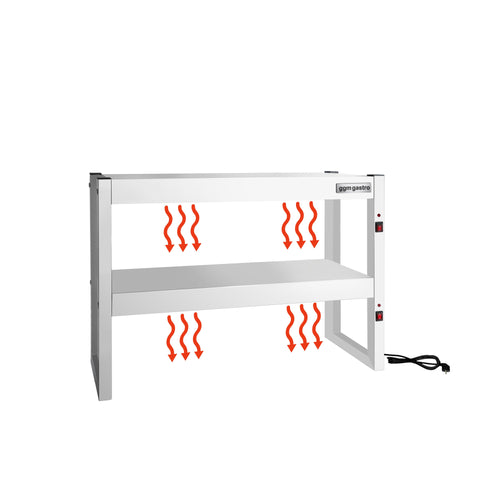Infrapuna‑lämpösäteilijä - 900x300 mm - 720 W - 2 lämmitettyä tasoa