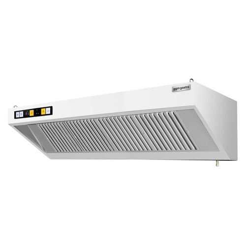 Seinähuuva moottorilla - 2000 mm - 700 mm syvä - 3 400 m³/h - ohjaimella, rasvasuodatin ja LED-valaistus