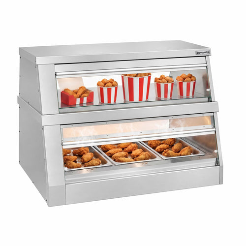 Lämpökaappi - 1200mm - 3,5 kW - 3x GN 1/1 - 2 hyllyä - erikseen säädettävissä