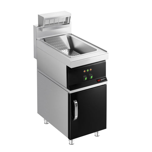 Electric Chip Scuttle - 1.17kW - 1x GN 1/1 - with base cupboard - 1 Door