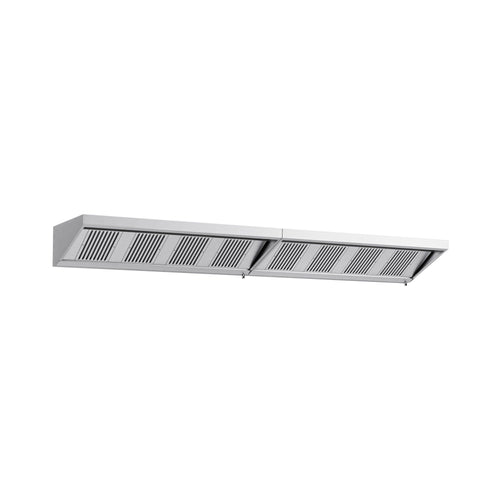 Seinähuuva - 4800 mm - 900 mm syvä - rasvasuodatin ja valaistuksella