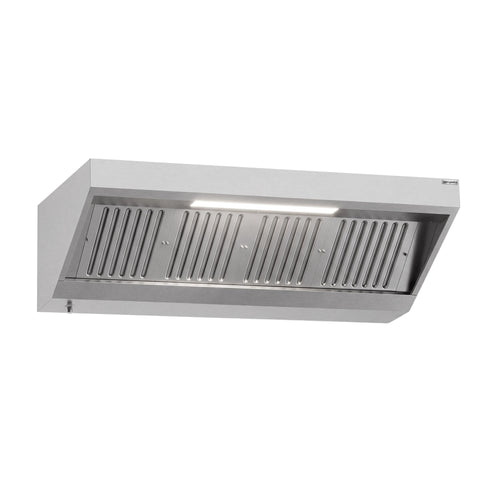 Seinähuuva - 1800 mm - 900 mm syvä - rasvasuodatin ja LED-valaistus